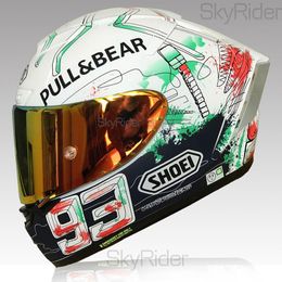 Motorfiets helmen vol gezicht helm x14 schilderij motocross racen motobike paardrijden Casco de Motocicleta