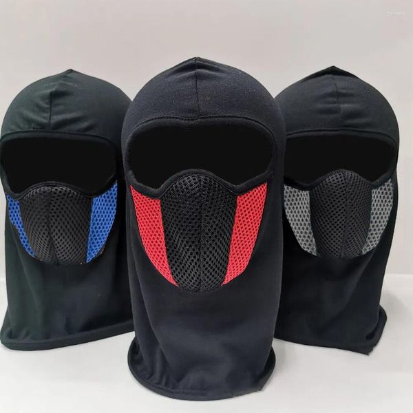 Casques de moto masque complet cyclisme coupe-vent couvre-chef cagoule respirant Sports de plein air hommes CS couvre-chef chapeau