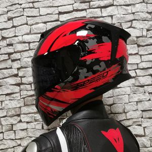 Motorhelmen Full Face Moto Racing Helm Volwassen Veiligheid DOT Certificering