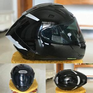 Motorhelmen Full Face Racing Helm Casco De Motocicle SHOEI X14 X-Fourteen R1 Anniversary Edition Black CapaceteMotorcycle