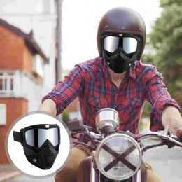 Casques de moto Masques Face Masks Garnez au chaud, le cadre est fait de matériau TPU importé