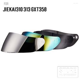 Casques de moto GXT358 JIEKAI 313 310 casque intégral visière lentille Motocross visières bouclier couleur pour GXT