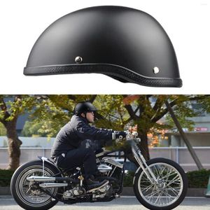 Casques de moto demi-visage casque rétro allemand pour café Racer Scooter Cruiser Capacete approuvé motos accessoires