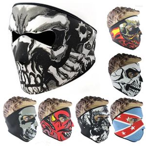 Casques de moto Halloween 1 pièces plus chaud coupe-vent anti-poussière masque complet Snowboard Ski balade vélo CS casquette néoprène masques en plein air