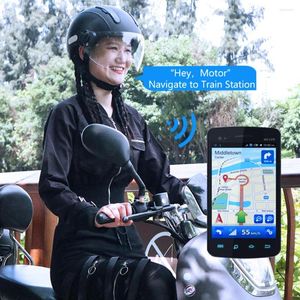 Motorfietshelmen Hoed Ingebouwde oplaadbare batterij Voice Call Navigatie Smart Caps Bluetooth-compatibele rijapparatuur
