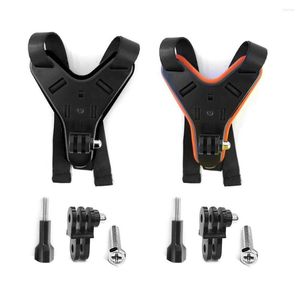 Casques de moto Accessoires de casque pour DJI Osmo Caméra d'action Menton Support fixe Montage