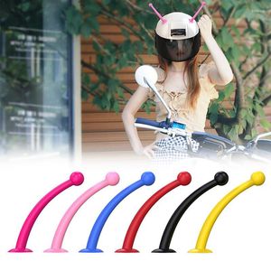 Casques de moto, antenne de casque, ventouse en Silicone, tentacules pour bébé, cornes d'escargot d'abeille pour accessoires décoratifs