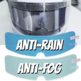 Cascos de motocicleta Casco Anti-niebla Película impermeable Durable Nano Recubrimiento Etiqueta Seguridad Conducción Moto Accesorios
