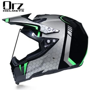 Casques de moto Casque ATV Dirt Bike Downhill Cross Capacete Da Motocicleta Cascos Motocross Off Road Avec Lentille