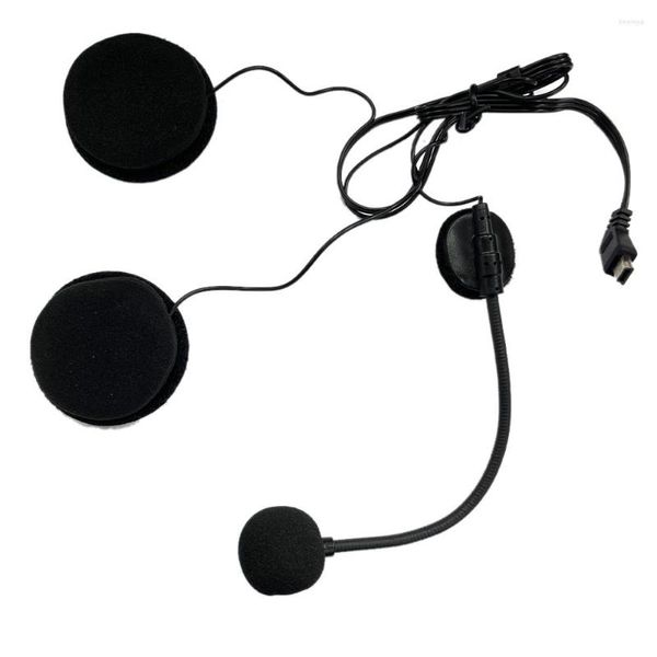 Cascos de motocicleta Casco Auricular Bluetooth Micrófono Altavoz Accesorios para medio casco