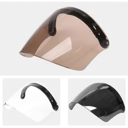 Motorhelmen Helm Bubble Vizier Slijtvast Geschikt voor accessoires met 3 klikken
