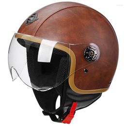 Caschi da moto Casco da bicicletta elettrica Vintage Moto Casque Unisex Baseball Motocross Capacete Copricapo da ciclismo