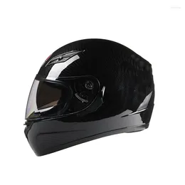 Casques de moto Casque Flip Up Visor Dual Lens Casco Moto Cool MotocrossFull Face Black Moto S M L XL