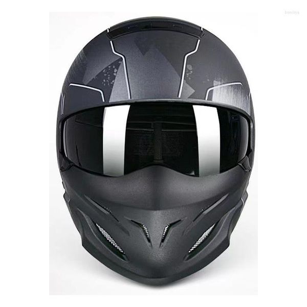 Casques de moto Casque Brouillard Et Pluie Film Durable Double Volant Hors Route Sport Adulte Pleine Sécurité