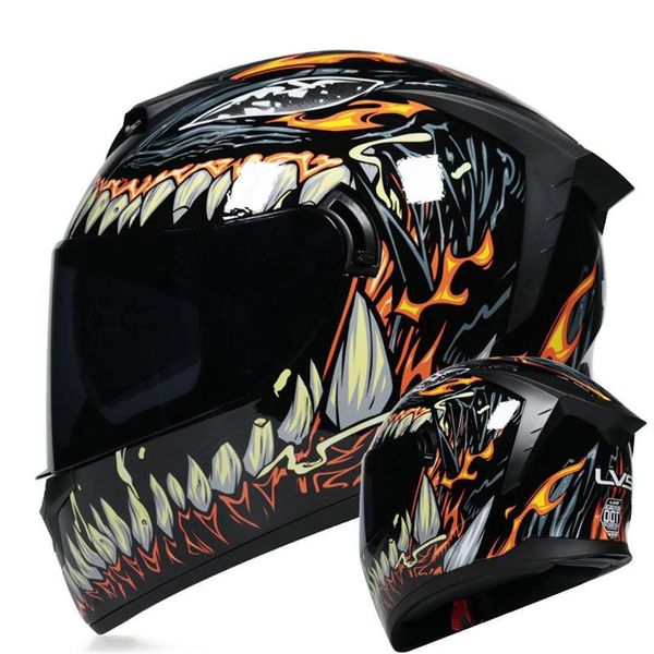 Casques de moto Casque Full Face Cross Vélo Racing Casco Para Moto Cyclomoteurs Piste Casque ATV Enduro Sécurité Capacete De2769