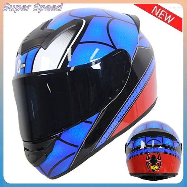 Casques de moto casque Casque Full Face Spider Motocross Racing Cascos Para Moto Capacete Dot Certification Casco