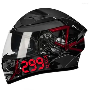 Casques de moto Casque Moto modulaire avec pare-soleil intérieur Sécurité Racing Full Face Le Casco