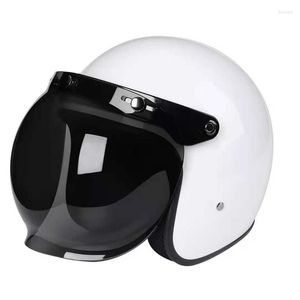 Casques de moto Casque Open Face / 4 Half Jet Vintage Pilot Casco Moto Classic Capacete Summer Enduro Scooter Casque