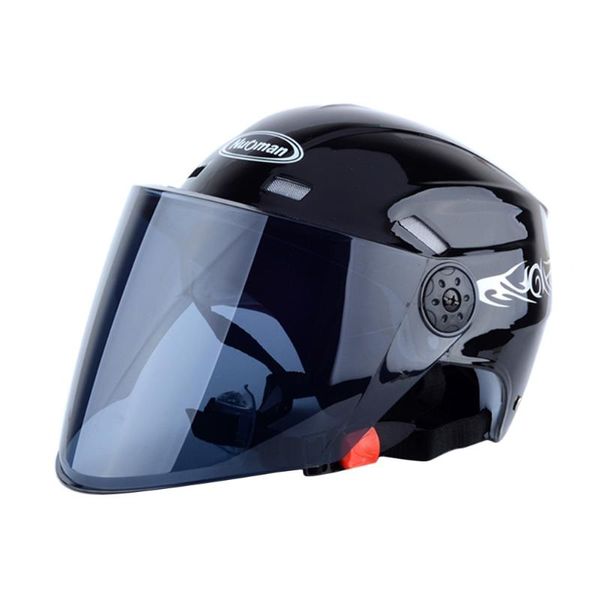 Cascos de motocicleta Casco Cara abierta Cascos de verano Para Moto Protección UV Lente Motocross para motociclista