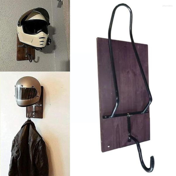 Gancho para casco de motocicleta, soporte montado en la pared para decoración del hogar y la Oficina, llaves y guantes F5d5