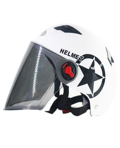 Motorfiets helmen helm scooter fiets open gezicht half honkbal pet antiuv veiligheid hard hoed motorcross meerdere kleurbescherming3284352