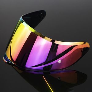 Casques de moto Visière de casque pour K5 Plus Lentille d'ombrage forte multicolore avec boucle de film anti-buée K1K5SV