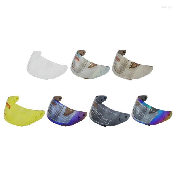 Cascos de motocicleta, visera para casco, cubierta protectora para parabrisas, reemplazo de fácil fijación, utilizada para FF352 802 351 369 384 Dropship