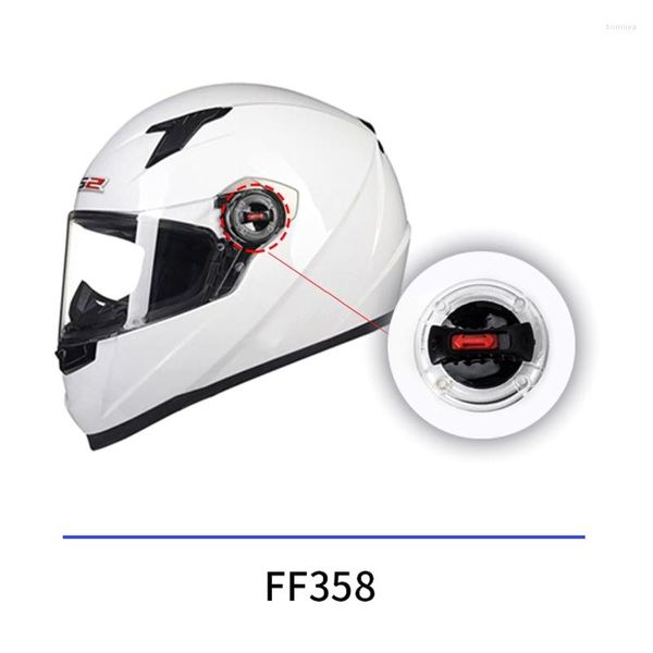 Casques de moto visière de casque droite gauche montage fixe Base rotation interrupteur pour FF370/358