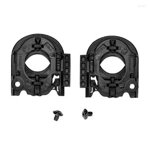 Casques de moto casque visières bouclier engrenage Base plaque support de lentille pour MT 4 pièces de rechange avec vis