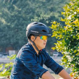 Casques de moto casque avec voyants d'avertissement véhicule électrique cyclisme vélo de route été extérieur demi