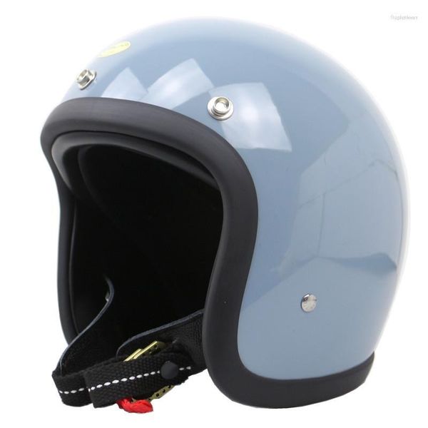 Casques De Moto CasquesCOCASCOS Casque Ouvert Accessoires Capacete De Moto Visage 3/4 Jet Vintage Moto Scooter Casco