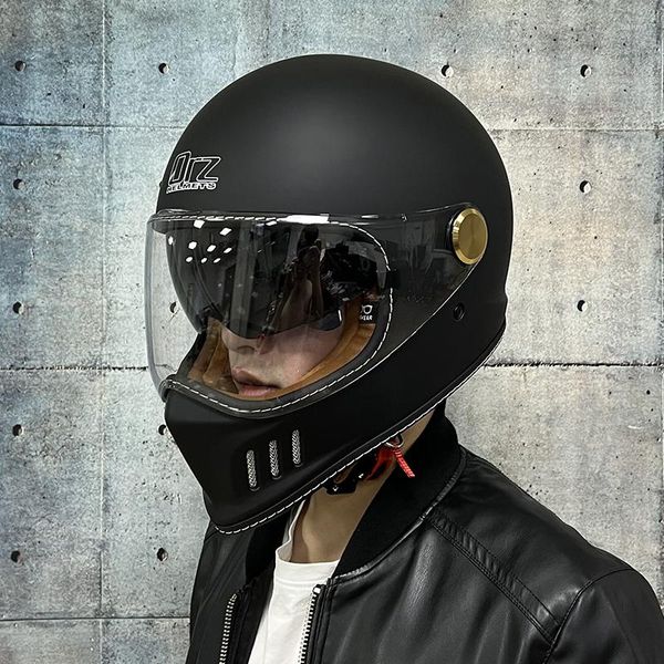 Casques De moto De haute qualité casque intégral rétro Casco De Moto approuvé par le DOT Capacete Jet moto