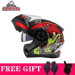 Motorfietshelmen Hoogwaardige Scorpion Casco Moto Helm Open Face Full Modular Safety Double Lens Man Women Dot goedgekeurd