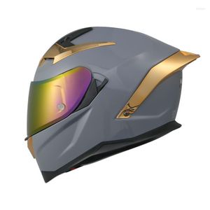 Motorradhelme High Speed Sound Proof Road Riding Racing Cool Full Face vergoldet Motorrad Cascos Para MotosMotorcycle