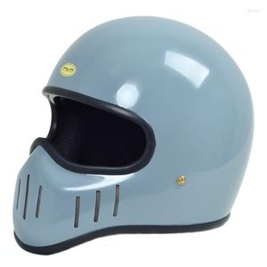 Motorhelmen Japanse café racer vintage helm casco moto retro motorbike glasvezel licht gewicht vol gezicht