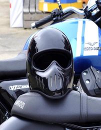 Motorhelmen Japanse Co Full Face Rcycle Helm Glasvezel Rbike Rider Ghost Vintage Racing Locomotief1398786