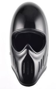 Motorhelmen Japanse helm Thompson Co Full Face Glass Fibe Vintage voor mannen en vrouwen Retro Jet9637784