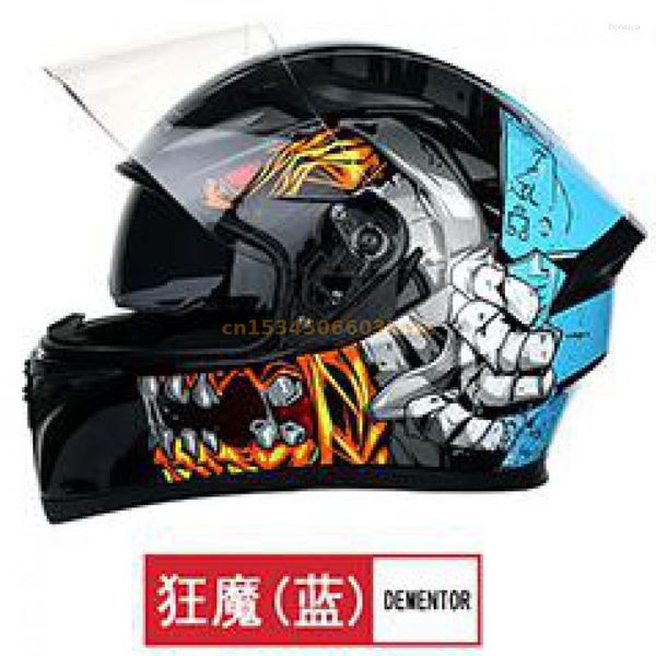 Cascos de moto JIEKAI de alta calidad ABS de doble lente casco de protección de cara completa DOT ECE certificado Rally y Kart Capacete JK-316