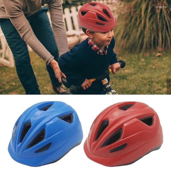 Casques de moto enfants casque de vélo vélo de protection léger avec sangle réglable en plein air pour enfant