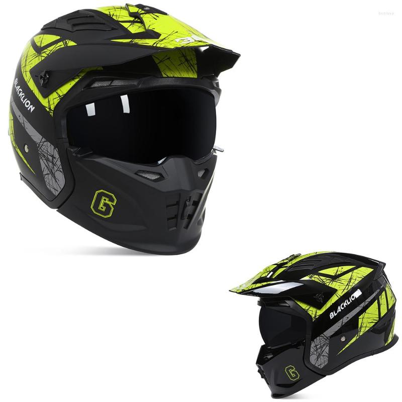 Motorfietshelmen Nieuwste ECE/R-22.06 Goedgekeurde modualr-helm bergafwaarts am dh cross-afneembare kincombinatie cascos para moto