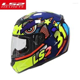 Motorhelmen LS2 FF352 Helm Man 3C Goedgekeurd Adventure Racing Enduro Sport Full Face Moto