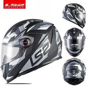 Motorhelmen LS2 FF358 Heren HD Lenzen Originele Full Face Moto Helm Goedgekeurd Avontuuruitrusting Voor ADV Touring Rijden