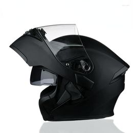 Casques de moto pour hommes et femmes à couverture complète sans visage génération d'hiver voiture électrique