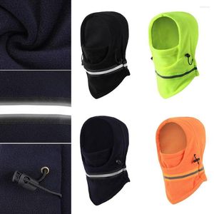 Motorhelmen Men Wome Ski Reflecterende warme buizen Hoorbescherming Koude gezicht Masker sjaal masker Balaclava nek brace