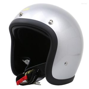 Motorfietshelmen Men Vrouwen Summercocascos Helm Open Face Fiberglass Safety Unisex Capacete de Moto