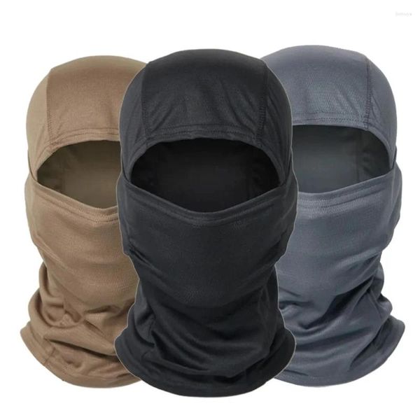 Casques de moto militaire tactique cagoule vélo cyclisme coupe-vent masque complet chasse en plein air randonnée armée tête bouclier chaud ski