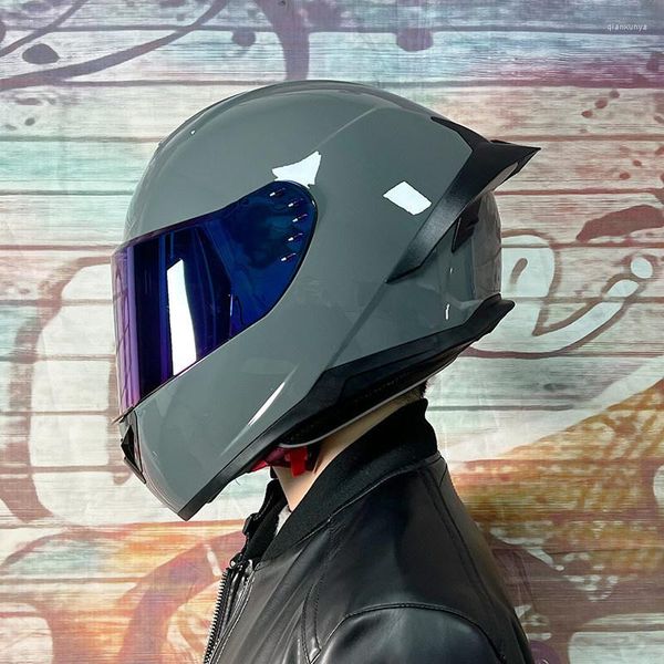 Helmets de motocicleta Motocross para el hombre Motorbike Telm Dot aprobado Scooter de casco de bicicleta de moto