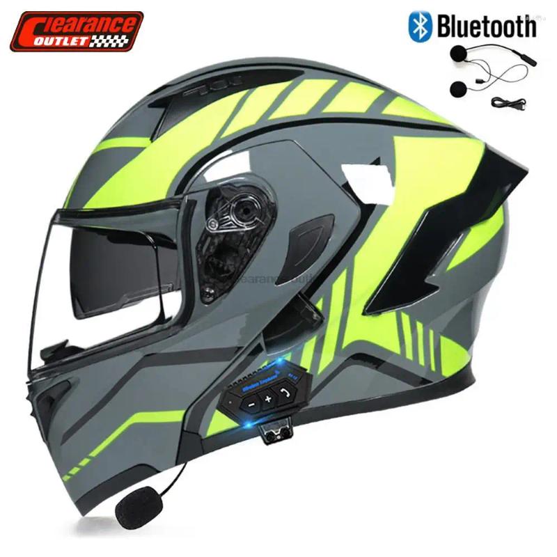 Caschi da motociclette Motociclette elettriche Accessorio per casco sicuro che trasportano auricolari Bluetooth integrali