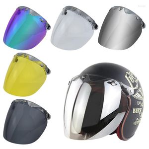 Casques de moto motos visière lentille pare-brise housse de protection remplacement pour casque Design 3-Snap D7YA