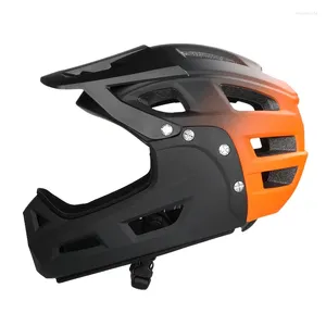 Motorhelmen Mountainbikehelm Off-road fietsen Integrale sportpet met volledig gezicht Heren Lichtgewicht